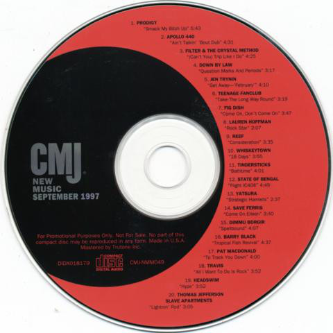 Various C - CMJ New Music - September 1997