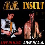 Anal Cunt - Live Split with Insult