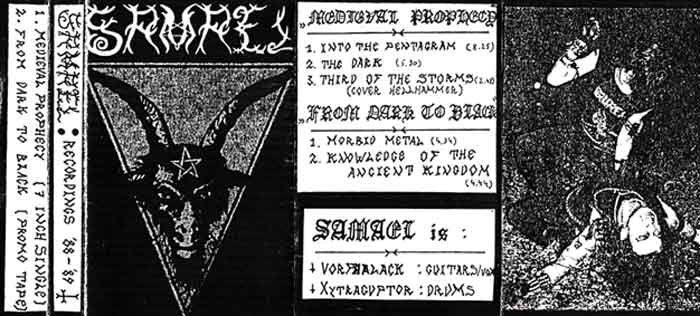 Samael - Recordings '88 - '89 (demo)